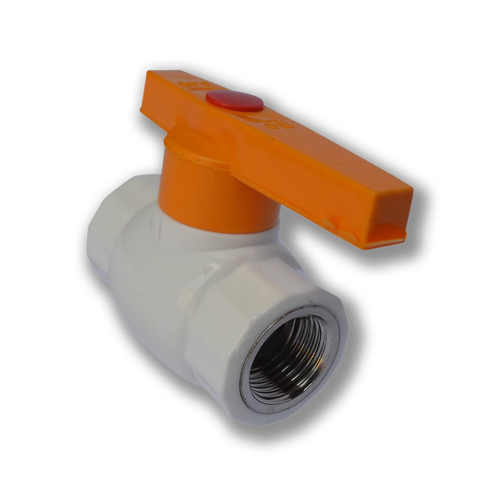VALVULA BOLA METAL PVC VAE