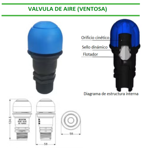 VALVULA DE AIRE - VENTOSA